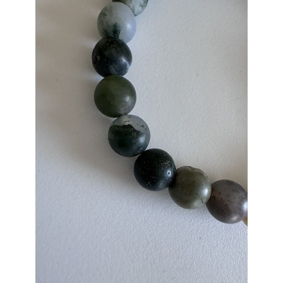 Natural Mixed Moonstone Gemstone Crystal Stretch Bracelet w/ 6mm Beads NEW - Picture 8 of 8